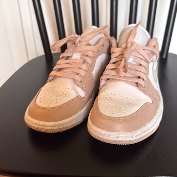 Nike Jordan 1 Low Crimson pink tint sneaker size 6 - Picture 6 of 12